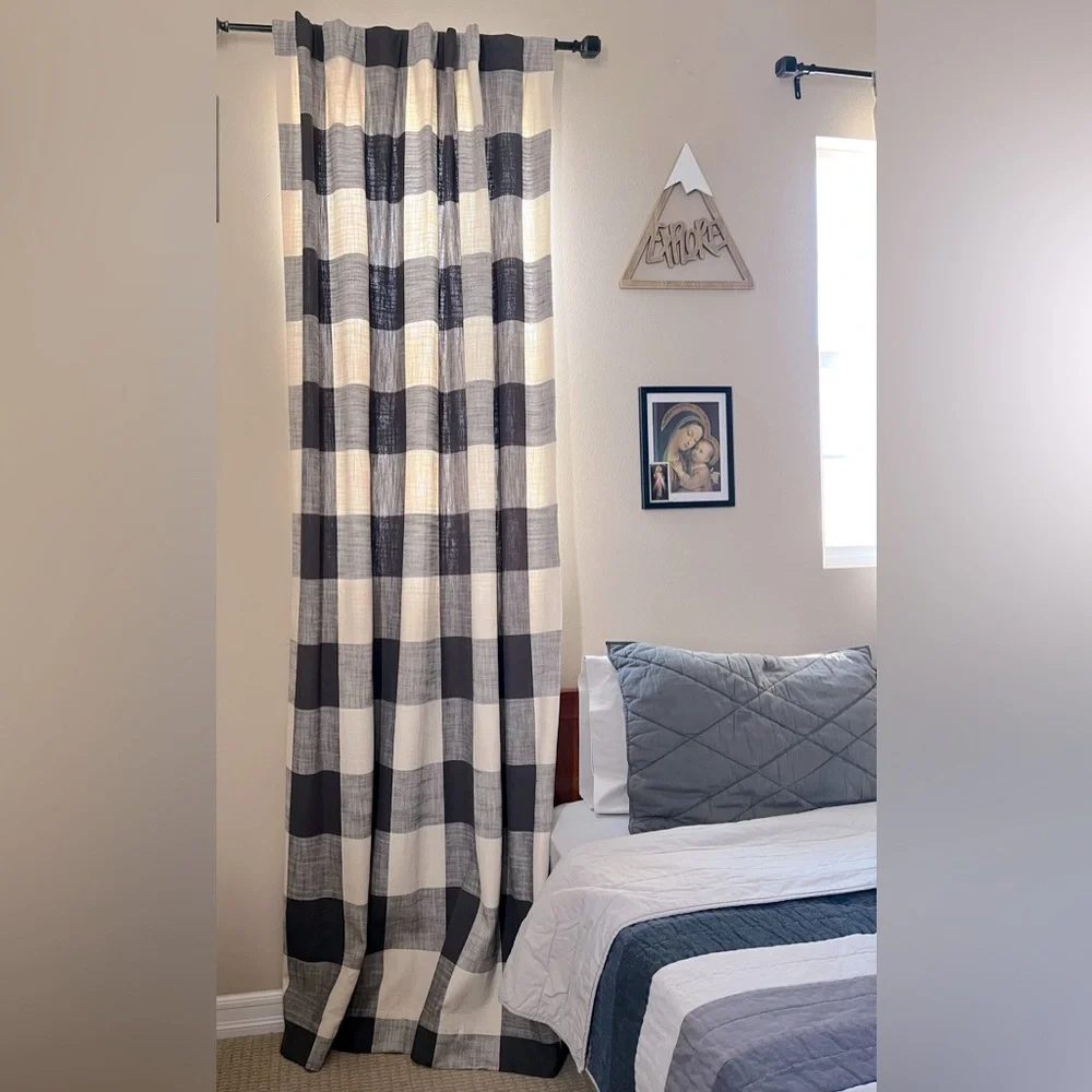Bryce Buffalo Check Curtain UNLINED